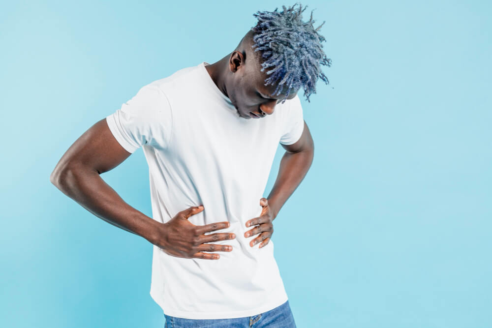 Man with medical problems kidney stones